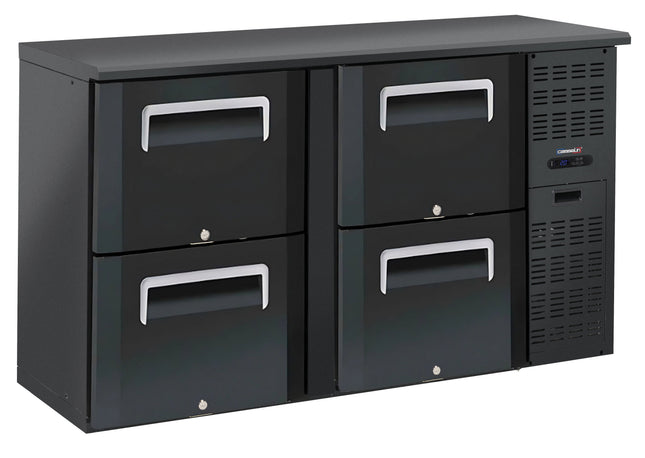 Back bar chiller 2 x 2 skuffer