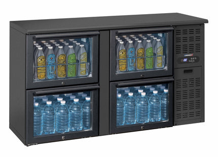 Back bar chiller 2 x 2 glasskuffer