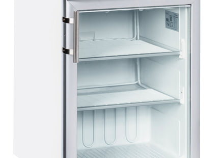 Glasdør fryser 200 L Hvid
