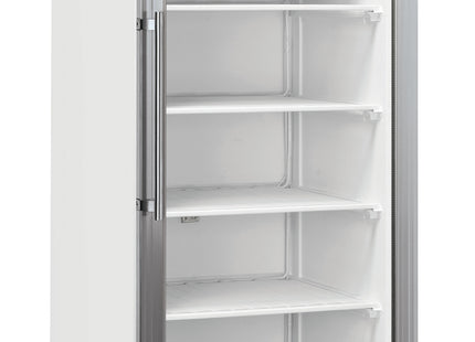 Glasdør fryser 400 L Hvid