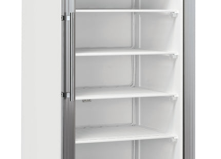 Glasdør fryser 600 L Hvid