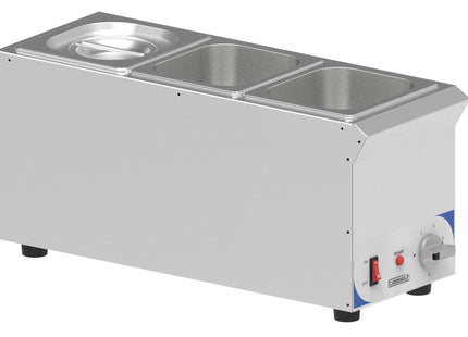 Bain-marie til sauce 3 x GN 1/6 - Kompakt