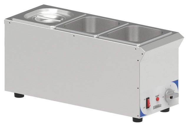 Bain-marie til sauce 3 x GN 1/6 - Kompakt