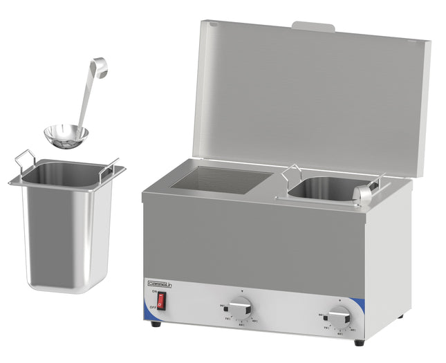 Bain-marie til sauce - Kompakt 2 tanke
