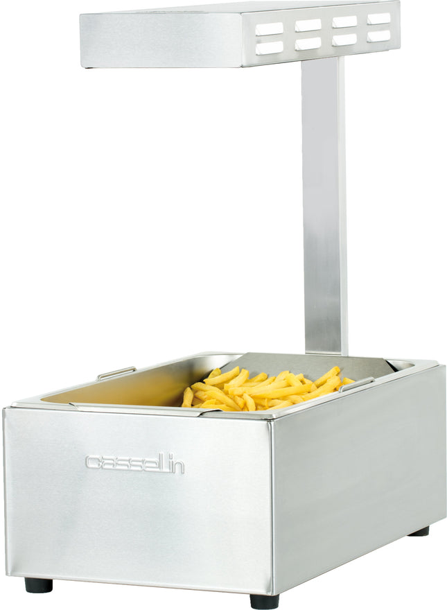 Pommes frites varmere GN 1/1 med infrarød lampe