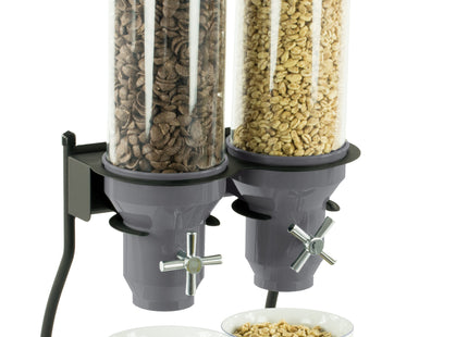 Dobbeltbeholdere korndispenser