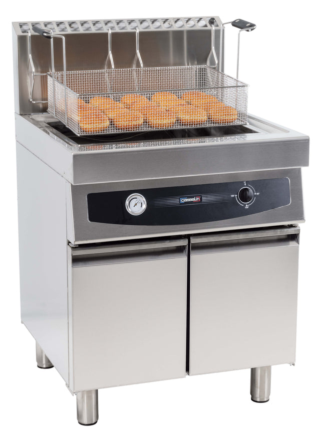 Elektrisk wienerbrød friture med skab 35 liter