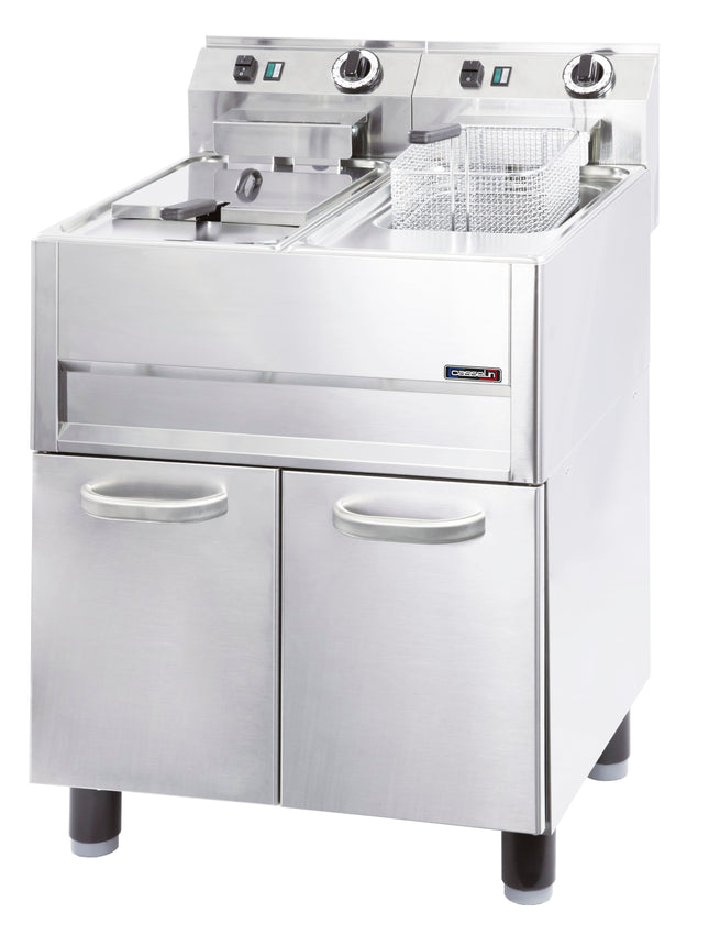 Elektrisk fritstående friture 2 x 13 liter