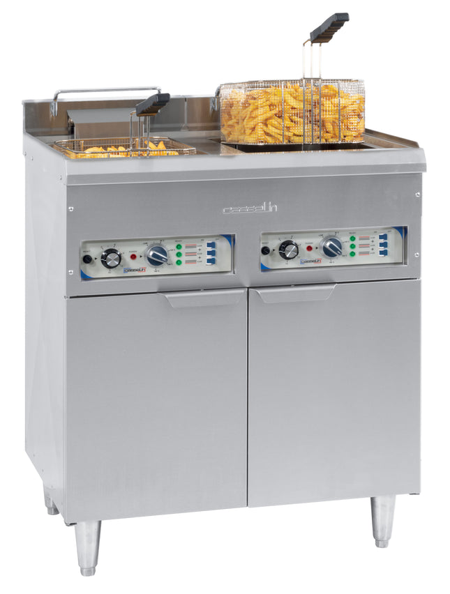 Fritstående friture 2 x 16 liter