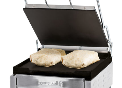 Kontaktgrill premium glat - glat med timer - XL