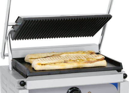 Kontaktgrill rillede - glatte plader