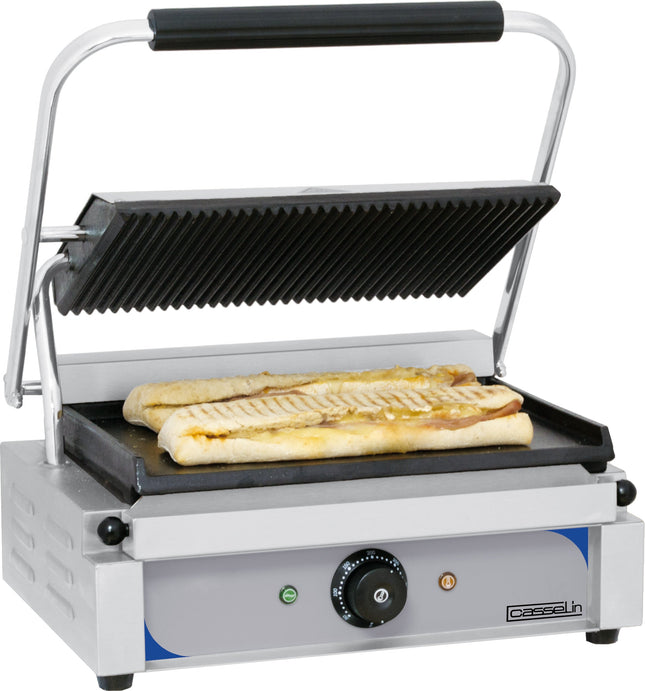 Kontaktgrill rillede - glatte plader