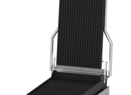 Kontaktgrill Premium rillet - rillet med timer - XS