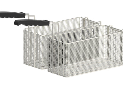 Sæt med 2 kurve 6,5 L til friture 16 liter