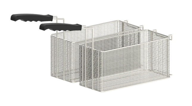 Sæt med 2 kurve 6,5 L til friture 16 liter