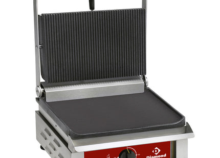MIDDEL Kontakt-grill, emaljerede plader