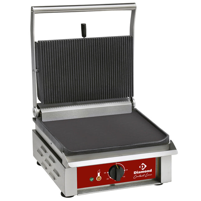 MIDDEL Kontakt-grill, emaljerede plader