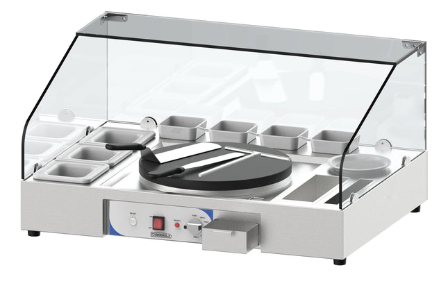 Serveringsstation til crêpeplade