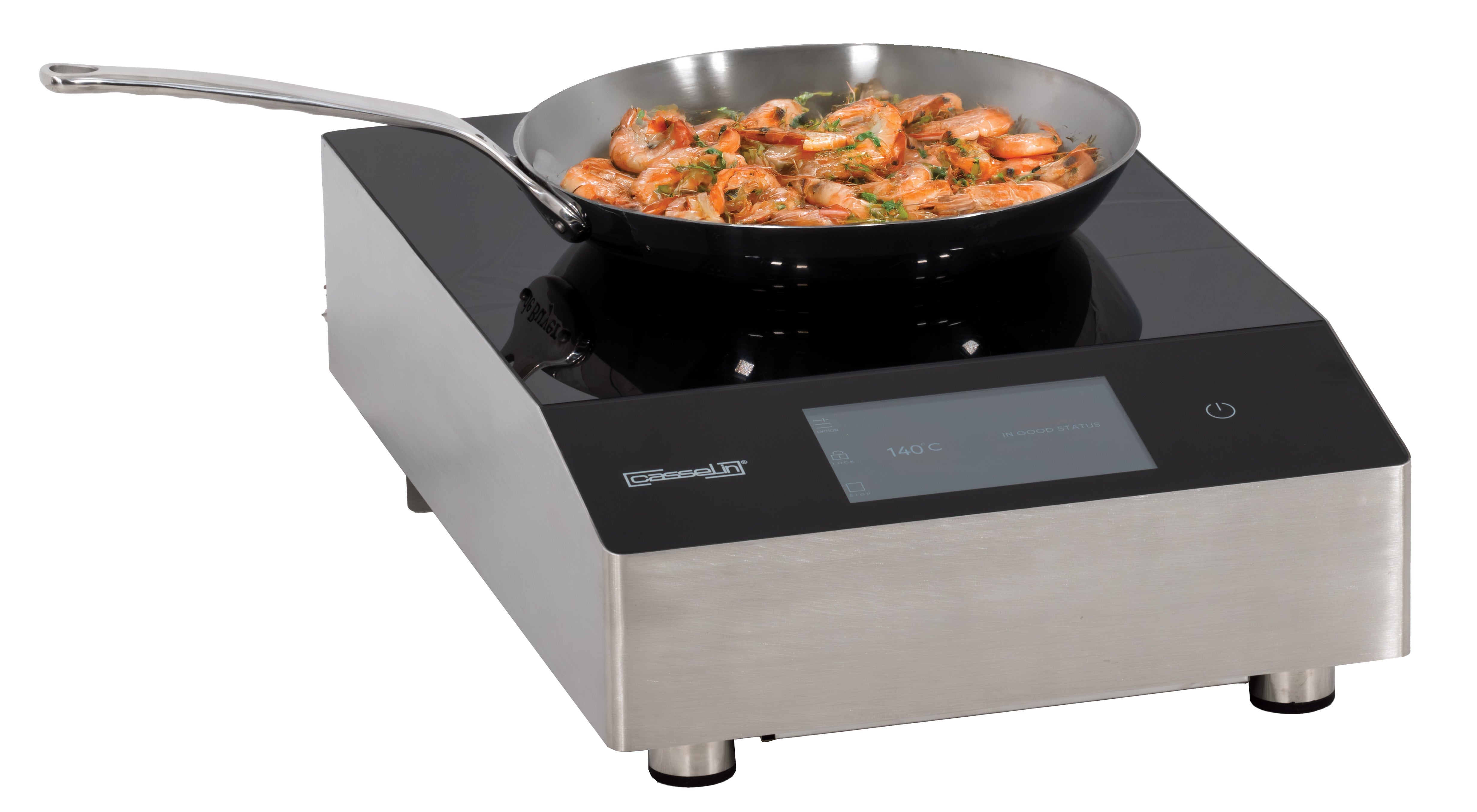 Induktionsplade 400 Sort