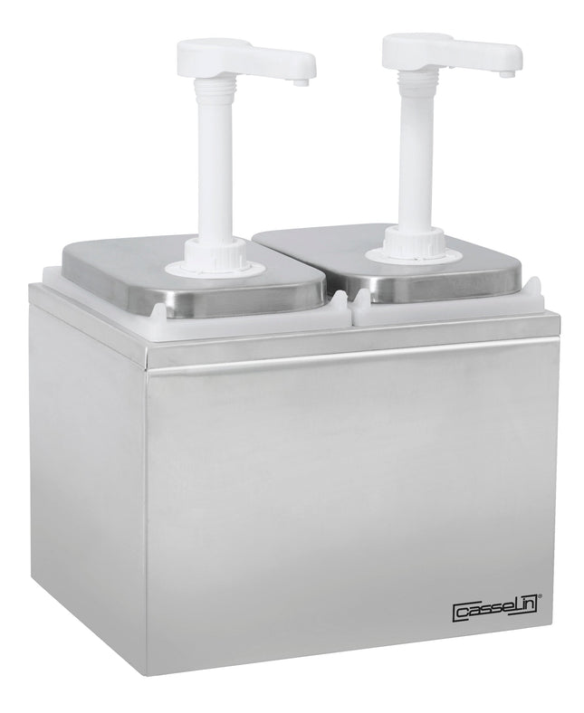 Dobbelt pumpedispenser 2 x 2 L
