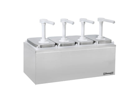 Firedobbelt pumpedispenser 4 x 2 L