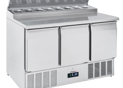 Saladette 3 låger 8 x GN 1/6