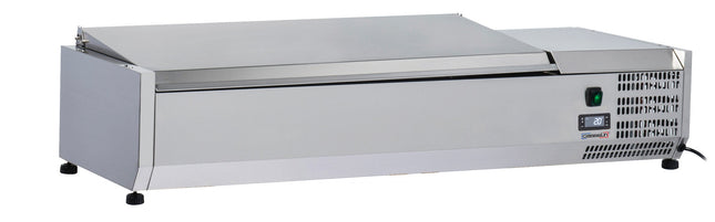 Bordmodel saladette med låg 3 x GN 1/3 + 1 GN 1/2