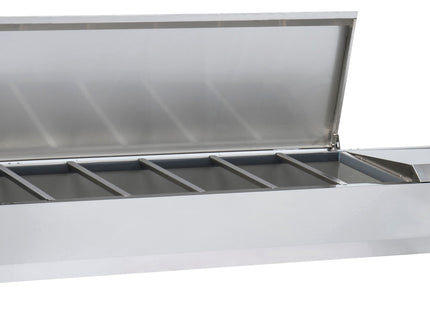 Bordmodel saladette med låg 5 x GN 1/3 + 1 GN 1/2
