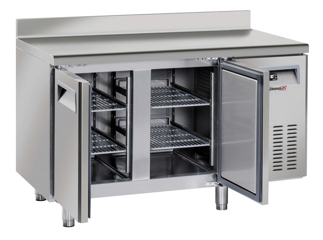 Kølebord med backsplash 2 døre