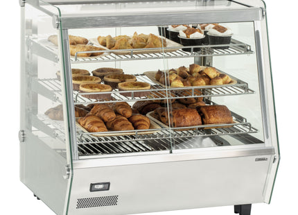 Opvarmet vitrine 125 L