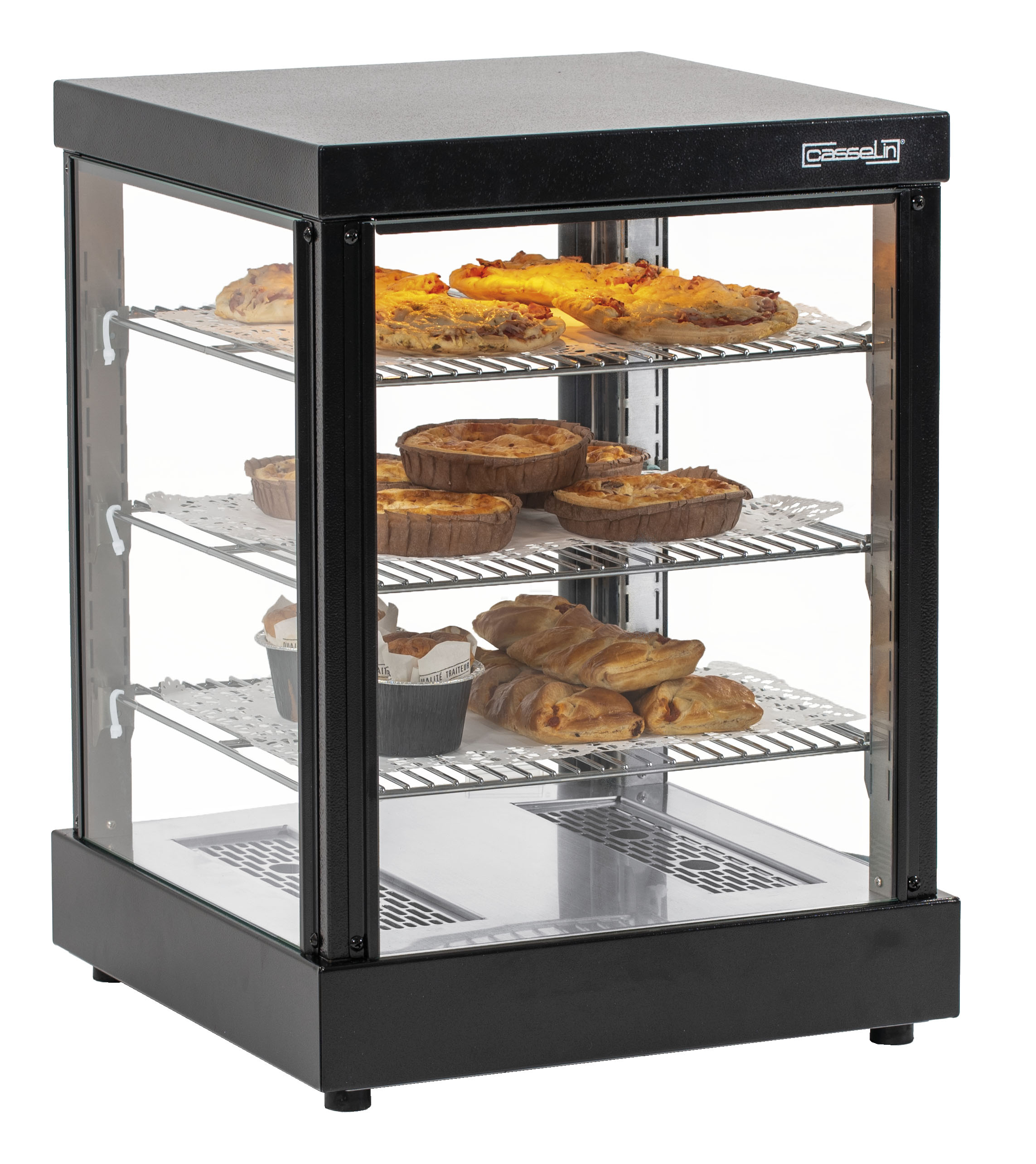 Opvarmet vitrine 59 L