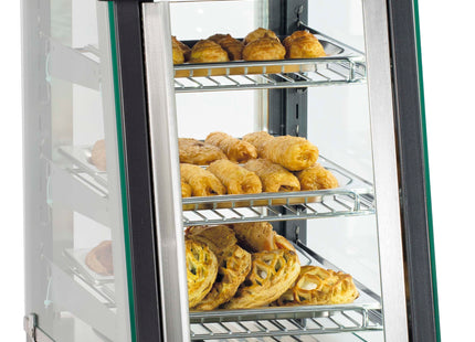 Opvarmet vitrine 76 L