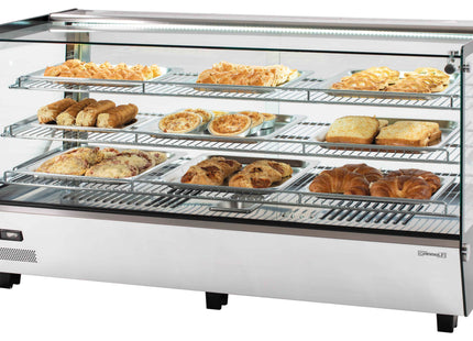 Indbygget opvarmet vitrine 200 L
