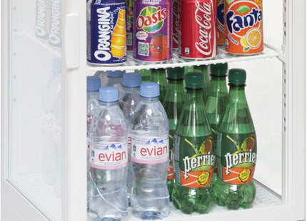 Displaykøleskab 78 liter - Hvid
