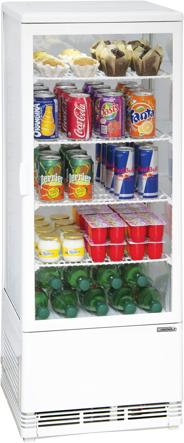 Displaykøleskab 98 liter - Hvid