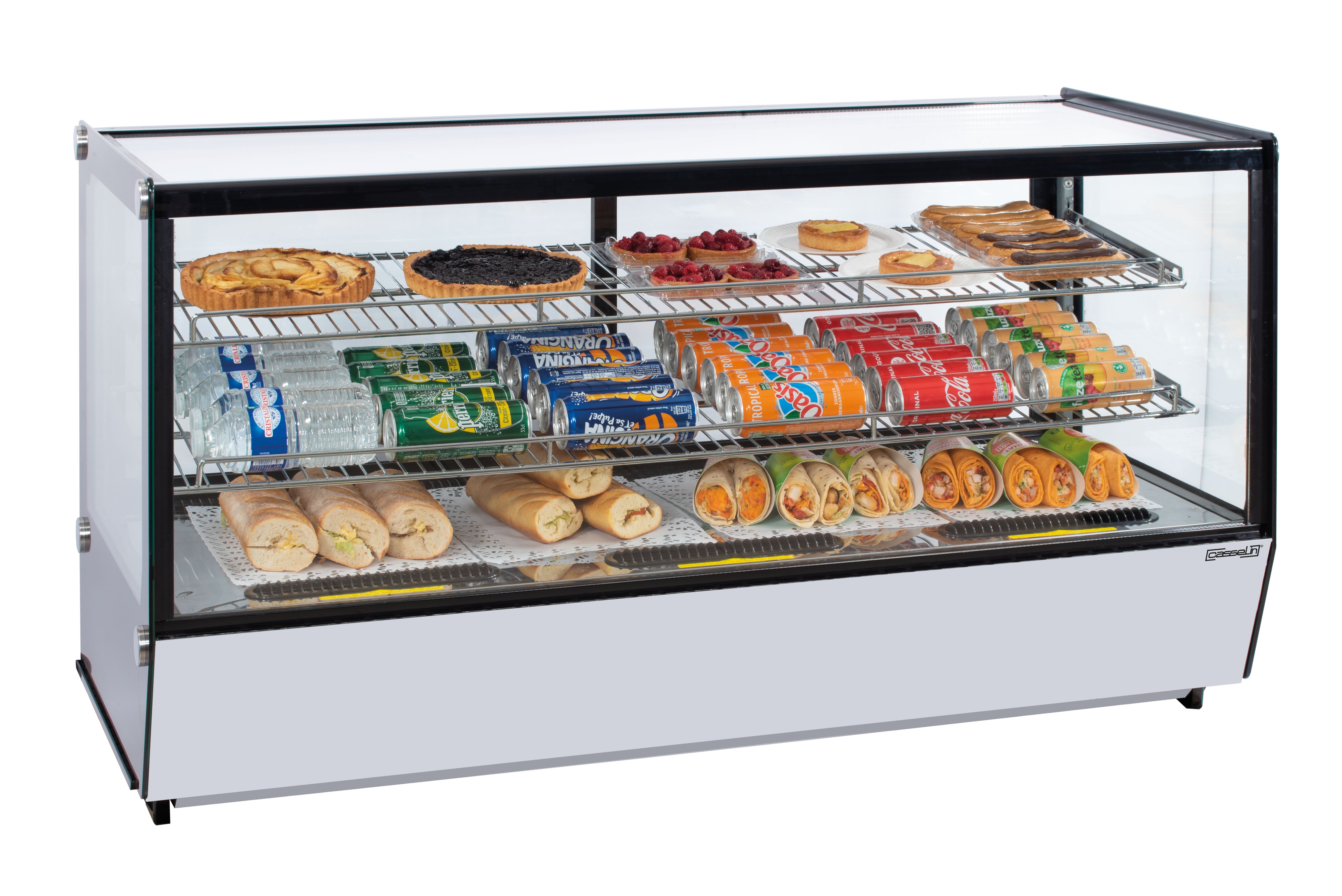 Indbygget køledisplay 200 L