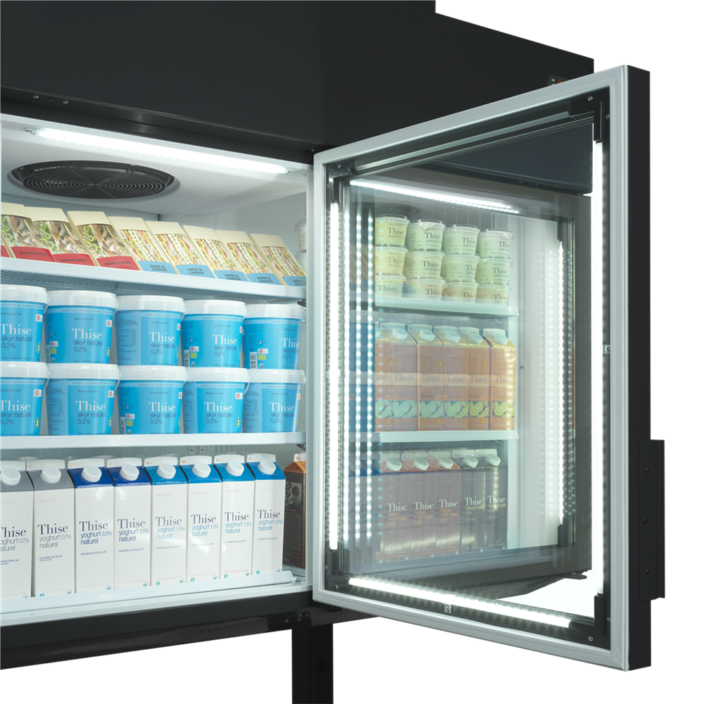 Displayfryser/køler - væg - 1076 liter - MTF250B VS