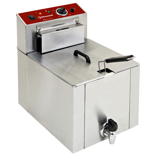Friture - bordmodel - EL - "S-POWER" 12 liter + hane