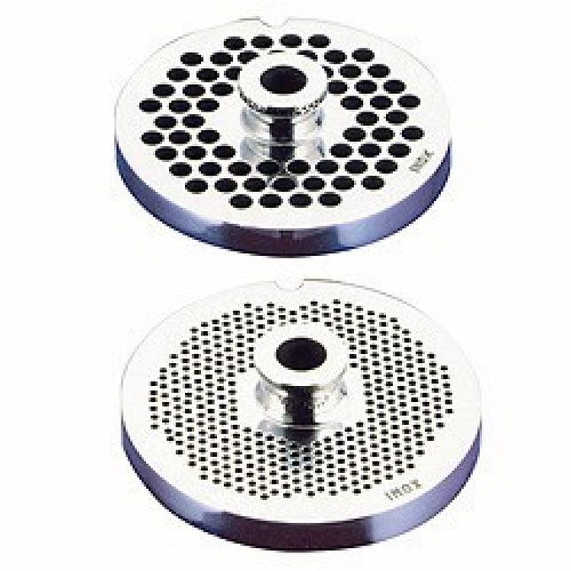 Rist i rustfrit stål, 6 mm til hakkemaskine n°12.