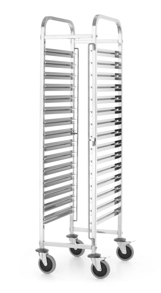 Stikvogn, HENDI, Kitchen Line, GN 1/1, sølv, 380x550x(H)1705mm