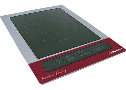 Induktionskogeplade "indbygget" 6 kW-TRI, taktile taster