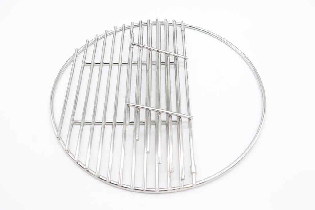 Grillplade i rustfrit stål 32 cm