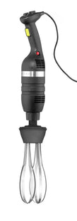 Sæt: Stavblender 350 med variabel hastighed + piskeris + vægbeslag, HENDI, Kitchen Line, sort, 230V/350W, 110x324x(H)816mm