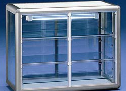 Positiv vitrine 3 glassider