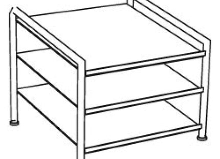 Glasholderenhed, 3 niveauer