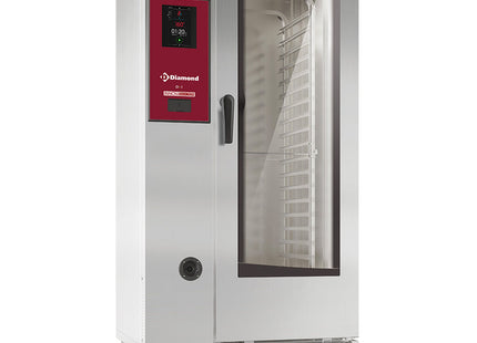 Elektrisk ovn "TOUCH" direkte damp og varmluft, 20x GN 1/1+Rengøring