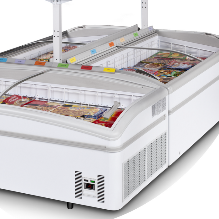 Supermarkedskøler / -fryser i sort-SHALLOW 200B-CF