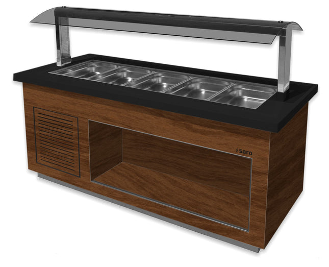 Salatbar
model PREMIUM LINE- SB-K 200 valnød