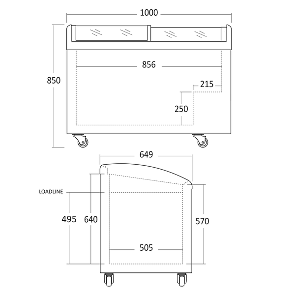 Isfryser - IC306D - 255 liter