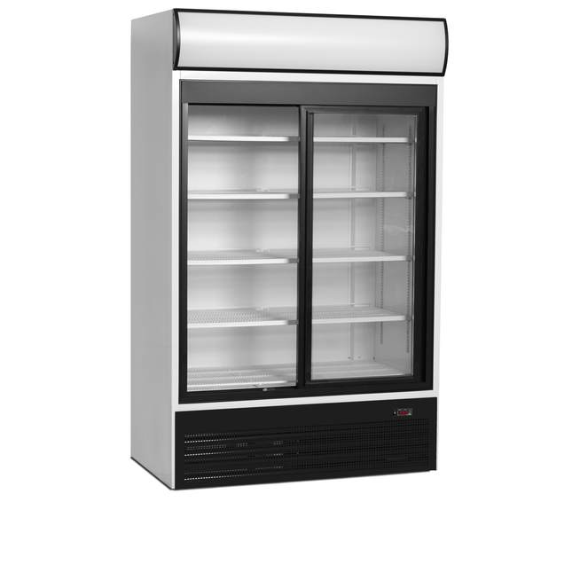 2-dørs displaykøler med baldakin - FSC1200S